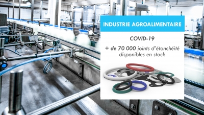 Industrie Agroalimentaire : + de 70 000 articles disponibles pour votre maintenance durant la crise COVID-19